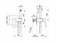 4529-512-81 / KFA / MALAGA /  BATERIA BIDETOWA , PODTYNKOWA , ŚCIENNA , BLACK / 1