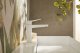 4522-815-44 / KFA / MALAGA /  BATERIA UMYWALKOWA STOJĄCA, ZE SPUSTEM CLICK CLACK, WHITE / 6