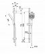 841-352-61 / KFA / MALAGA / NATRYSK PRZESUWNY KOMPLETNY , PVD GUN METAL GREY / 2