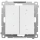Kontakt-Simon Ściemniacz Kontakt Simon do LED ściemnialnych klawiszowy moduł 230V Dimmer Simon 55 biały mat TESL1W.01/111 1