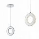 Zuma Line Girona MD3713-1-3CT lampa wisząca zwis 1x10W LED 3000K 1100 lm srebrna 6