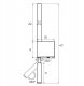 Maxlight Organic W0339 kinkiet lampa ścienna 2x1W LED 3000K 120 lm czarny 1
