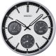Zegar ścienny SEIKO QXA823S 33 cm cichy mechanizm termometr . 1