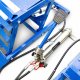 RAMPA RAMPY HYDRAULICZNE WARSZTATOWE KOMPLET 2 SZTUKI Z PODNOŚNIKIEM 4
