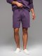 Komplet dresowy dla par UNISEX bluza z kapturem + szorty w stylu athleisure  fioletowe V13 Z110 M/L 8