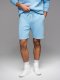 Komplet dresowy dla par UNISEX bluza z kapturem + szorty w stylu athleisure  błękitne V8 Z110 XL/XXL 8