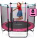 Trampolina ogrodowa Meteor TRP-50 z siatką zewnętrzną 4.5 FT 140 cm 4