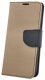 Etui Smart Fancy do Motorola Moto E22 czarno-złote 1
