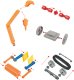 Klocki magnetyczne Magical Magnet Pojazdy Budowlane 6w1 98 el. 4