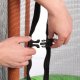 Trampolina ogrodowa Meteor TRP-60 z siatką zewnętrzną 4.5 FT 140 cm 2