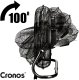 Wentylator podłogowy mocny wiatrak 120W Cronos KYT-30D1 Czarny 4