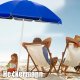 Parasol plażowy ogrodowy duży Heckermann 1,8m Granatowy 8