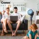 Wentylator stojący wiatrak podłogowy cichy 3 tryby Cronos BL-XHS-3D Czarny 2