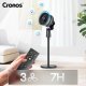 Wentylator stojący wiatrak podłogowy cichy 3 tryby Cronos BL-XHS-3D Czarny 5