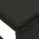 vidaXL Zestaw Sof Ogrodowych - Czarny Rattan, Drewno Średni Trwały 10