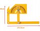 Plastic. protractor "CONDOR" 90 x 150 mm 7