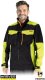 HARVERCOOL-J - Bluza męska ochronna suwak kołnierz stójka 4 kieszenie odblaski rękawy zakończone zapięciem na rzep regulowany dół bluzy na napy 65% poliester 35% bawełna bawełna 290 g/m2 2XL 2