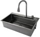 STAINLESS STEEL SINK+FAUCET MASTERJERO 1