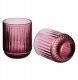 ELISE PURPLE Komplet 4 szklanek 260ml7,5x9,4cm 1