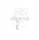 Invena bateria umywalkowa Neri, chrom BU-01-001-L 1