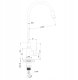 Invena bateria kuchenna Ksanti Inox, inox/czarny BZ-37-I43-L 2