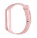 Pasek silikonowy do XIAOMI Mi Band 5 / 6 / 7 różowy (06) 1