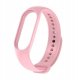 Pasek silikonowy do XIAOMI Mi Band 5 / 6 / 7 różowy (06) 5