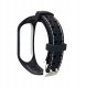 Pasek z elastomeru LIFESTYLE do XIAOMI Mi Band 5 / 6 czarny (03) 5
