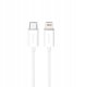 Kabel USB Puro USB-C - Lightning 2 m Biały (8018417498893) 1