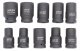 KLUCZE NASADOWE UDAROWE KUTE CR-V 17-41mm 1" Zestaw 10szt. FALON-TECH 3