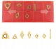 ZESTAW NOŻY TOKARKISCH SKŁADANYCH NÓŻ TOKARSKI SKŁADANY 12 x 12 mm 7 szt. 5