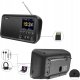 Przenośne radio LEICKE z Bluetooth, DAB/FM, 2,41'', 4000mAh, microSD/TF/AUX 3