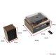 Gramofon retro Boston CD USB radio DAB głośniki Audizio one size 12