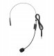 Zestaw bezprzewodowy mikrofonów UHF 2x bodypack nagłowny stacja Power Dynamics one size 4