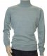 Sweter męski z golfem klasyczny  golf z wełny wełna wełniany XXL 2XL szary 1702 1