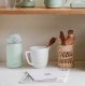 BUYDEEM Termos ze stali nierdzewnej 200ml, model TAN200, kolor Cozy Greenish 3