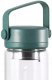 BUYDEEM Szklana butelka z zaparzaczem 300ml, model DG42, kolor Cozy Greenish 1