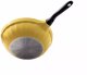 BUYDEEM Aluminiowa patelnia z nieprzywierającą powłoką i szklaną pokrywką 30 cm, model CP102, kolor Mellow Yellow 2