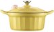 BUYDEEM Emaliowane naczynie żeliwne 3,9L, model CP551, kolor Mellow Yellow 1