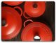 BUYDEEM Emaliowane naczynie żeliwne 2,9L, model CP521, kolor Koi Red 2