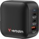 Verbatim Mini GaN Charger 70W 2xUSB-C PD, 1xUSB-A QC 3.0 32229 1