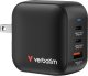 Verbatim Mini GaN Charger 70W 2xUSB-C PD, 1xUSB-A QC 3.0 32229 1