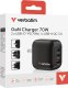 Verbatim Mini GaN Charger 70W 2xUSB-C PD, 1xUSB-A QC 3.0 32229 8