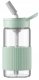 BUYDEEM Szklana butelka ze słomką 500 ml, model CD1017, kolor Cozy Greenish 1