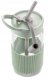 BUYDEEM Szklana butelka ze słomką 500 ml, model CD1017, kolor Cozy Greenish 1
