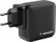 Verbatim Mini GaN Charger 165W 3xUSB-C 1xUSB-A US/EU/UK A.32216 3
