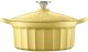 BUYDEEM Emaliowane naczynie żeliwne 2,9L, model CP521, kolor Mellow Yellow 1
