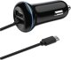 2GO USB-Kfz-Ladegerät 2400mA DUO Type C 3.1 + 1x USB schwarz 1