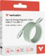 Verbatim USB kabel USB C (M) - USB C (M), 100W, 1.2m, magnetyczny, zielony, box, 31855 1