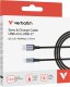 Kabel USB Neutralle USB-A - USB-C 1.2 m Czarny (31843) 5